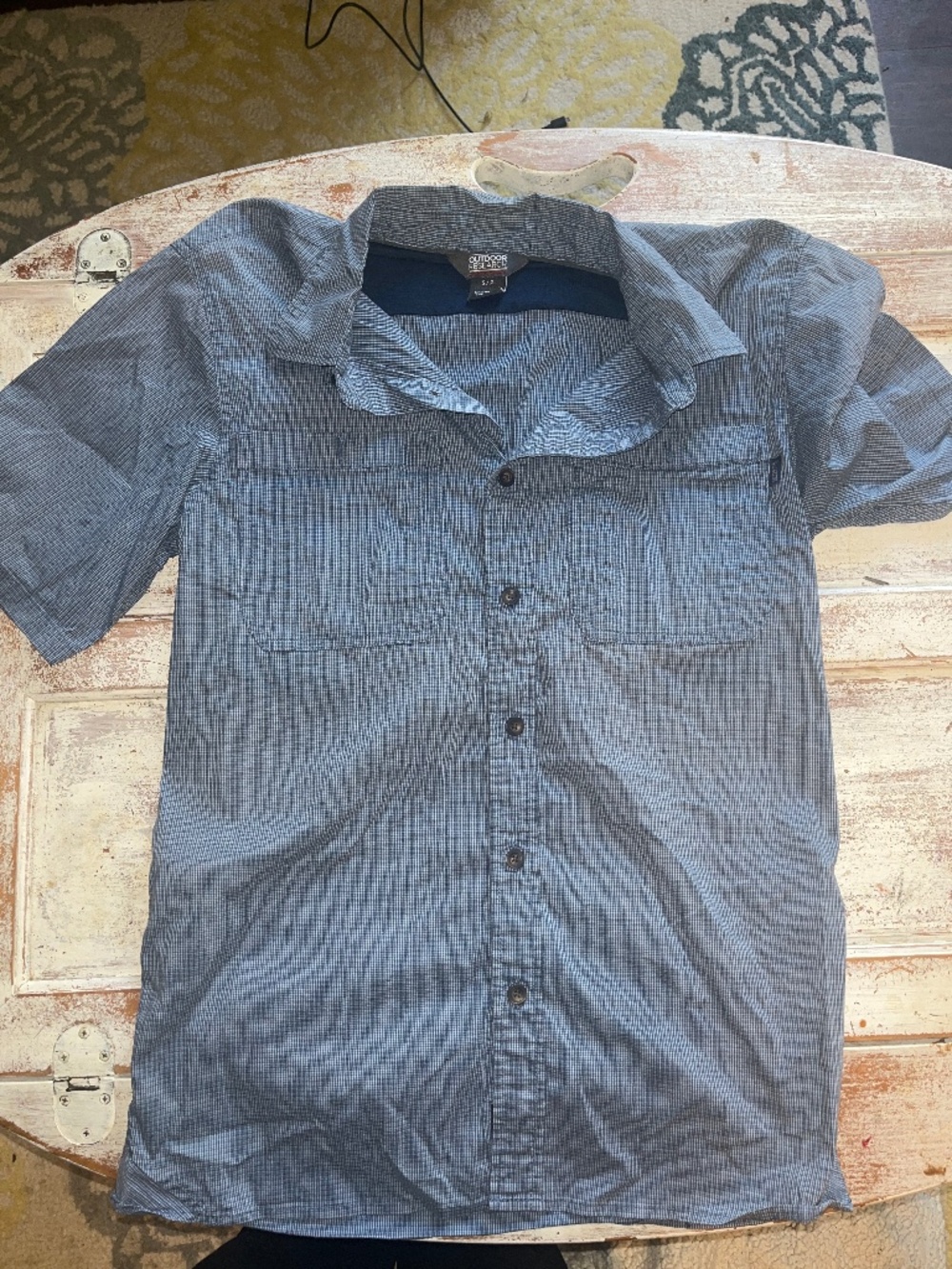 Outdoor research plaid button up